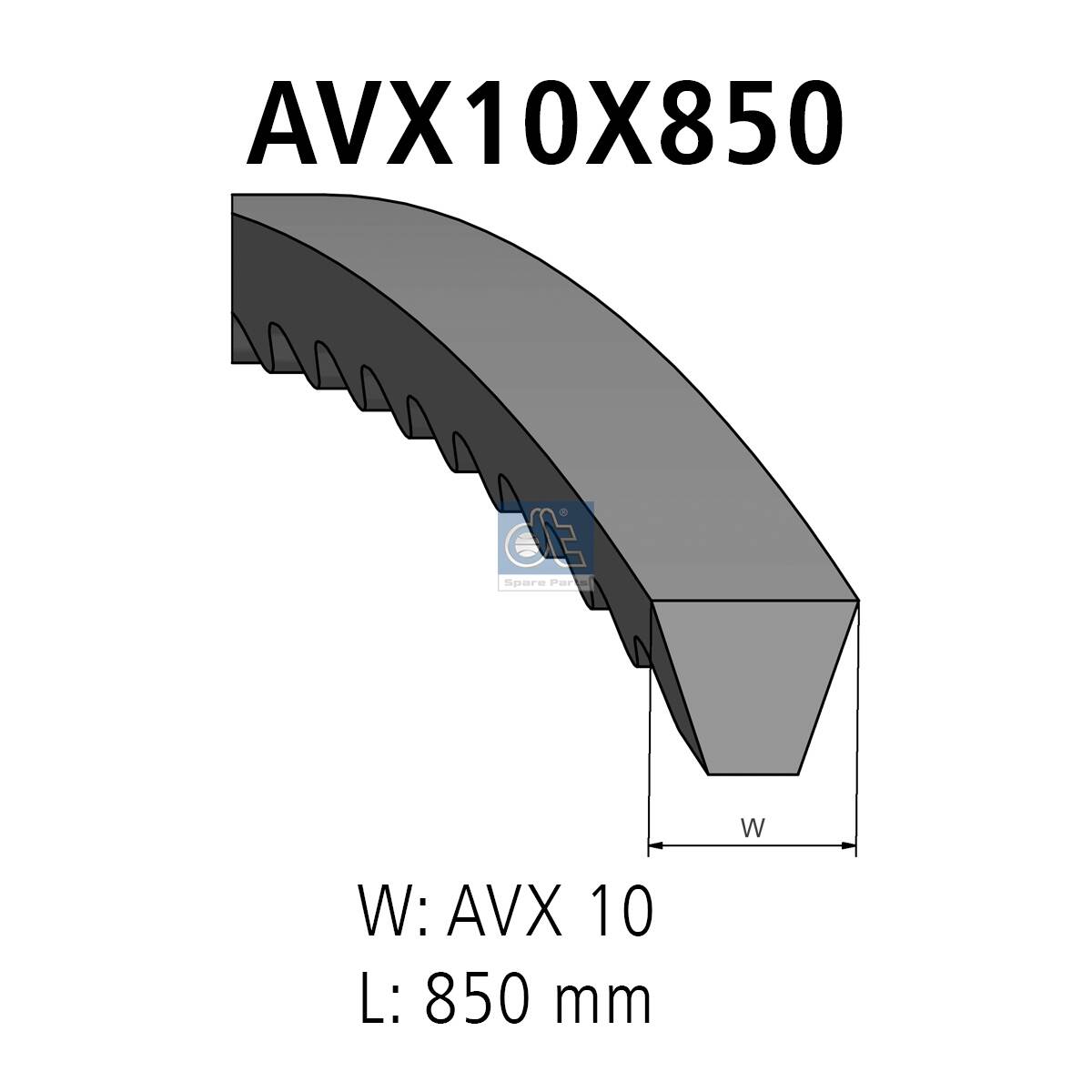 DT A/C 480610 V-Belt