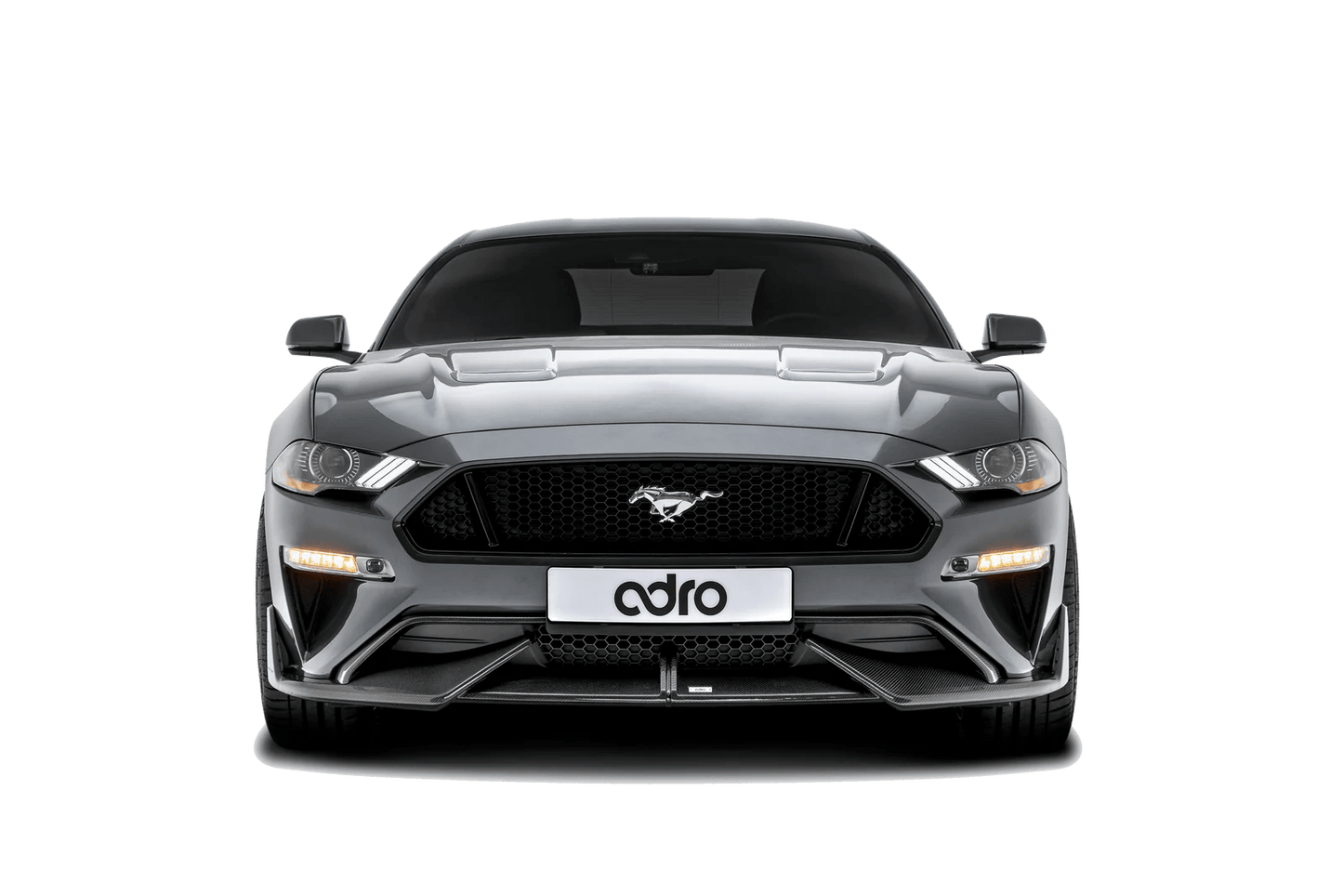 Adro A16A10-1401 Ford Mustang Carbon Fibre Side Skirts (2018+)