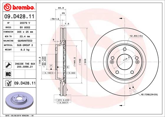 MERITOR MER68323546 Disc Brake Caliper Repair Kit