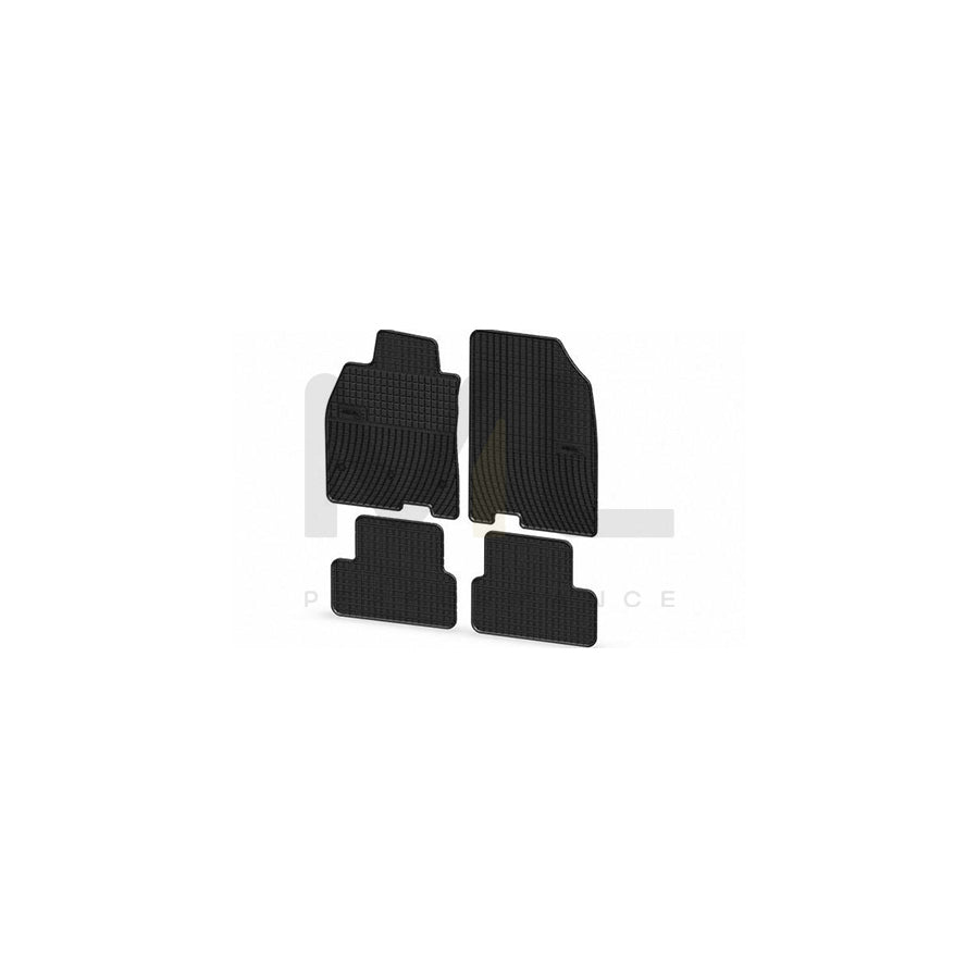 FROGUM 0755 Floor mat set for RENAULT Fluence (L3_) Elastomer, Front and Rear, Quantity: 4, Black