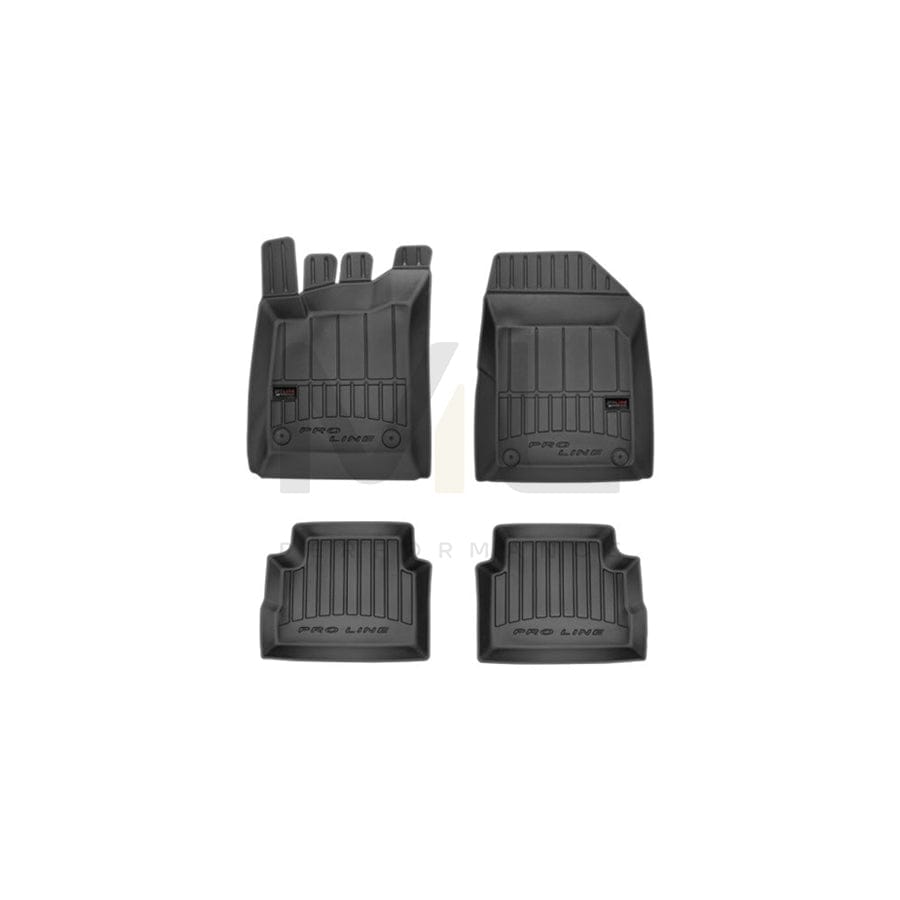 FROGUM 3D407312 Floor mat set for OPEL Vectra C Saloon (Z02) Elastomer, Front and Rear, Quantity: 4, Black