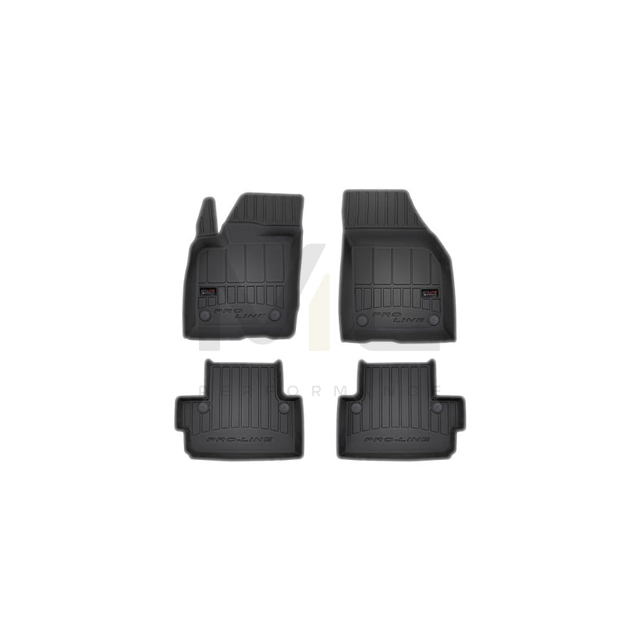 FROGUM 3D407541 Floor mat set for VOLVO C30 (533) Elastomer, Front and Rear, Quantity: 4, Black