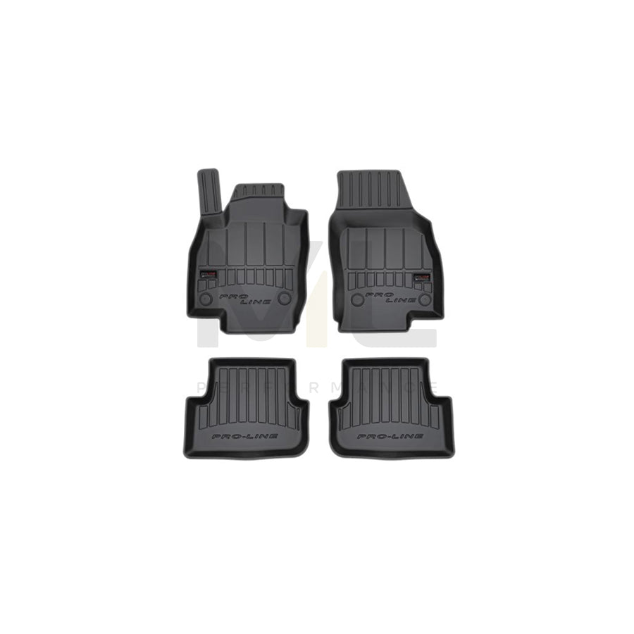 FROGUM 3D407589 Floor mat set for SEAT Ibiza V (KJ1) Elastomer, Front and Rear, Quantity: 4, Black