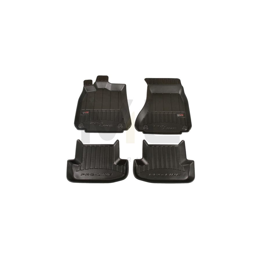 FROGUM 3D407954 Floor mat set for AUDI A5 B8 Coupe (8T3) Elastomer, Front and Rear, Quantity: 4, Black