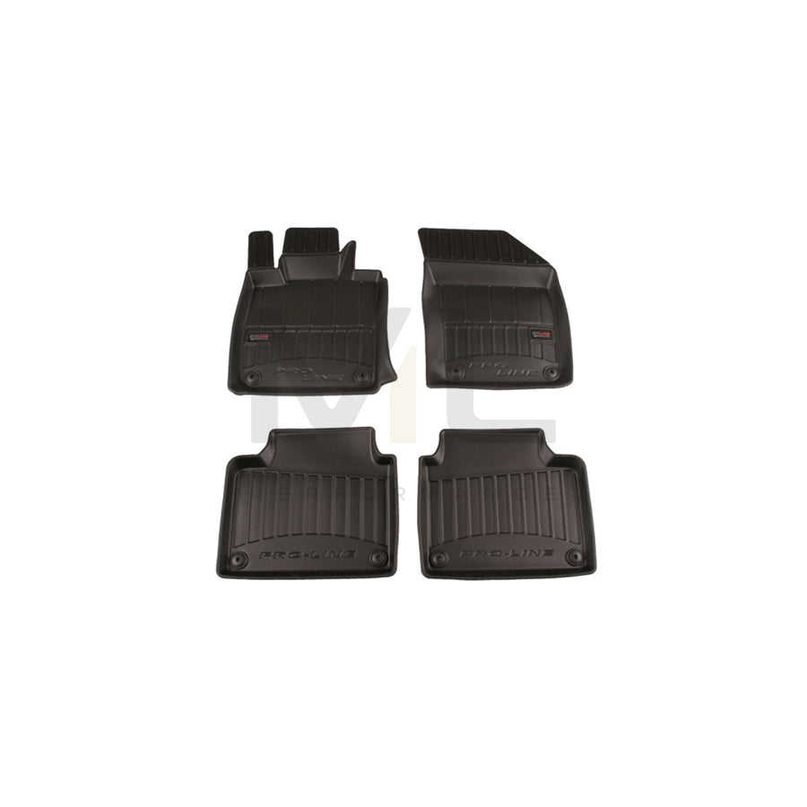 FROGUM 3D408081 Floor mat set for VOLVO S90 II (234) Elastomer, Front and Rear, Quantity: 4, Black
