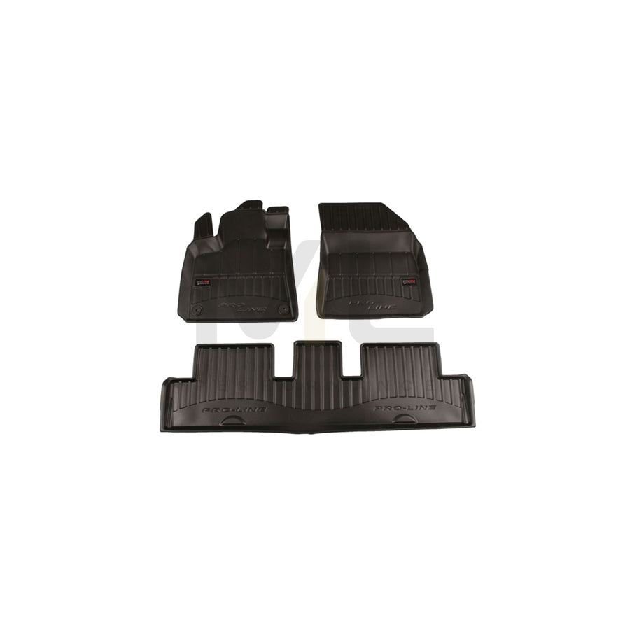 FROGUM 3D408159 Floor mat set for CITROﾃ起 C4 Elastomer, Front and Rear, Quantity: 4, Black