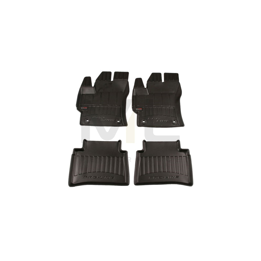 FROGUM 3D408333 Floor mat set for TOYOTA COROLLA Elastomer, Front and Rear, Quantity: 4, Black