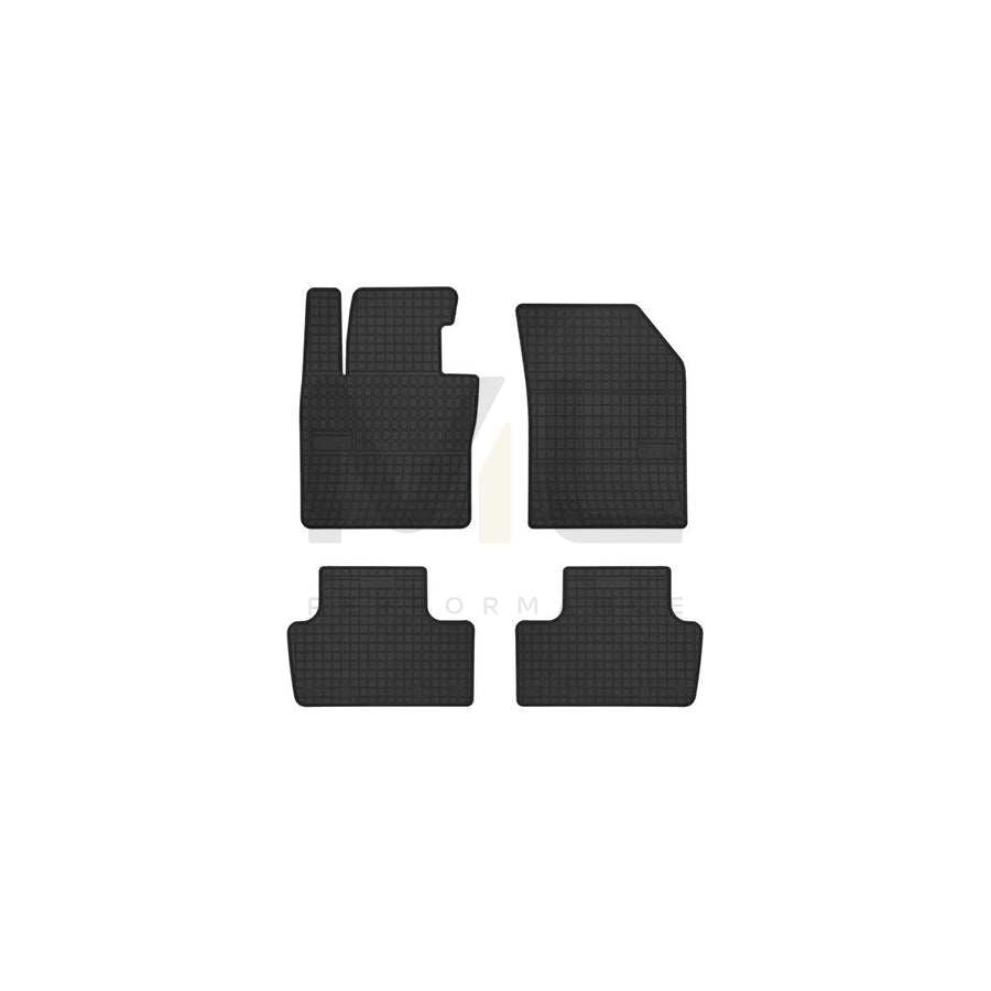 FROGUM 401907 Floor mat set for VOLVO XC60 II (246) Elastomer, Front and Rear, Quantity: 4, Black