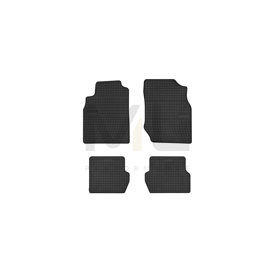 FROGUM 547211 Floor mat set for NISSAN ALMERA Elastomer, Front and Rear, Quantity: 4, Black
