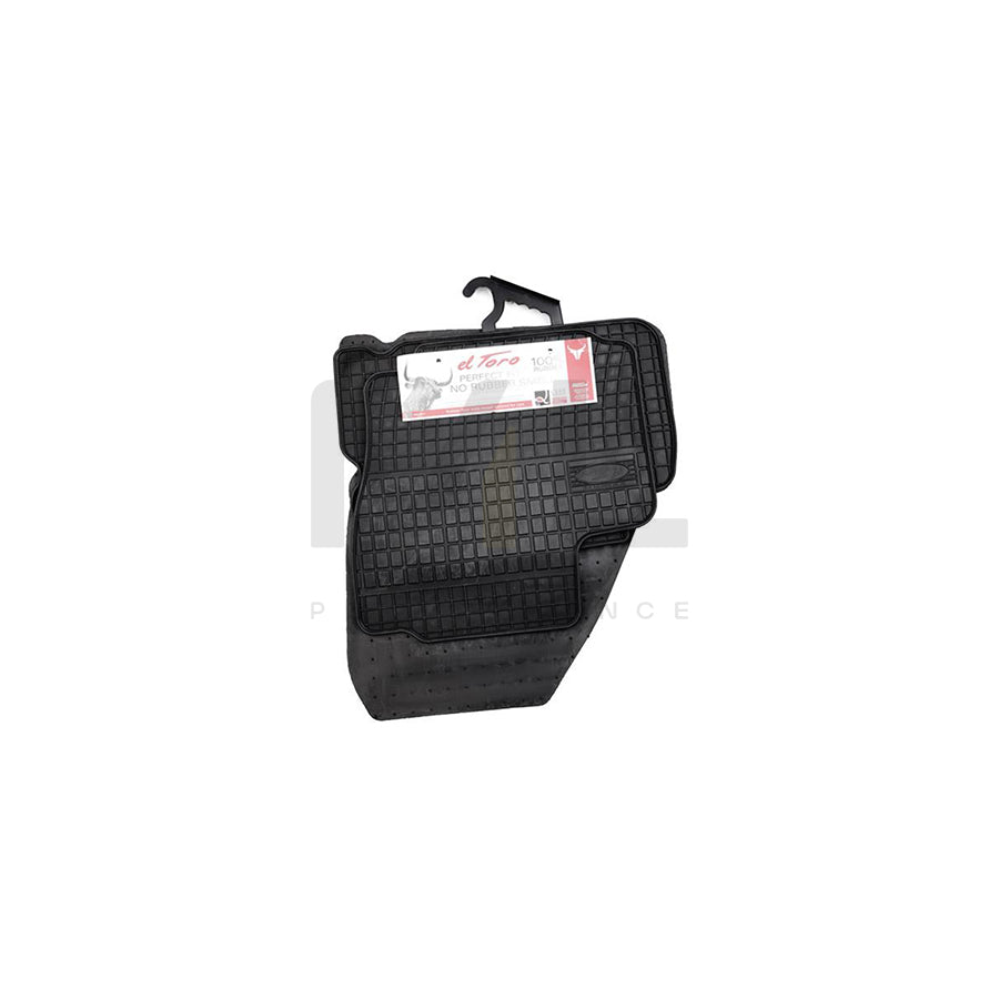 FROGUM Tailored 0304 Floor mat set Elastomer, Front and Rear, Quantity: 4, Black, (LHD)