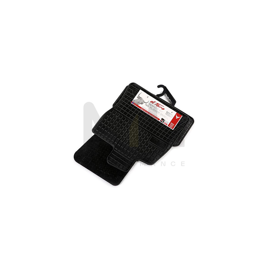FROGUM Tailored 0397 Floor mat set Elastomer, Front and Rear, Quantity: 4, Black, (LHD)