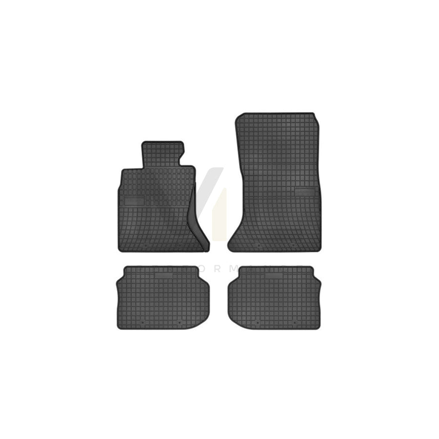 FROGUM Tailored 0669 Floor mat set for BMW 5 Series Elastomer, Front and Rear, Quantity: 4, Black, (LHD)