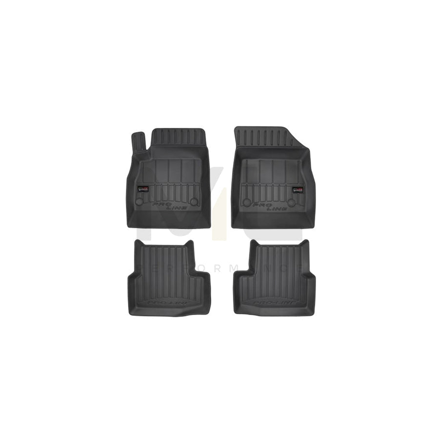 FROGUM Tailored 3D407022 Floor mat set for OPEL Astra K Hatchback (B16) Elastomer, Front and Rear, Quantity: 4, Black, (LHD)