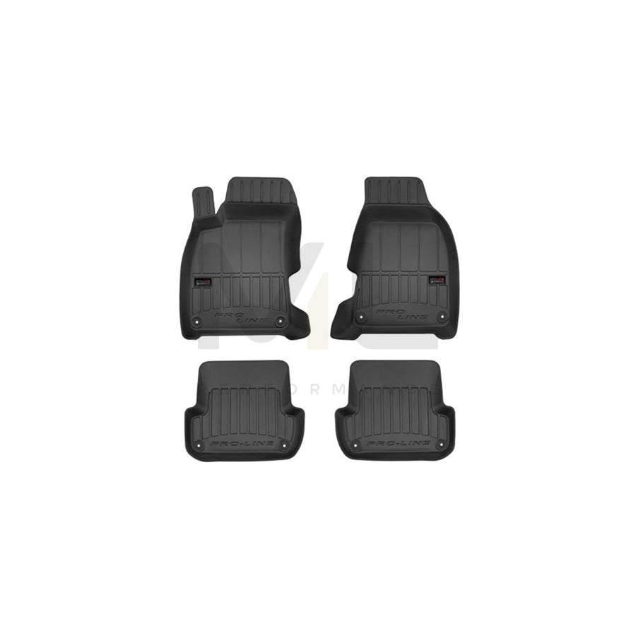 FROGUM Tailored 3D407084 Floor mat set Elastomer, Front and Rear, Quantity: 4, Black, (LHD)