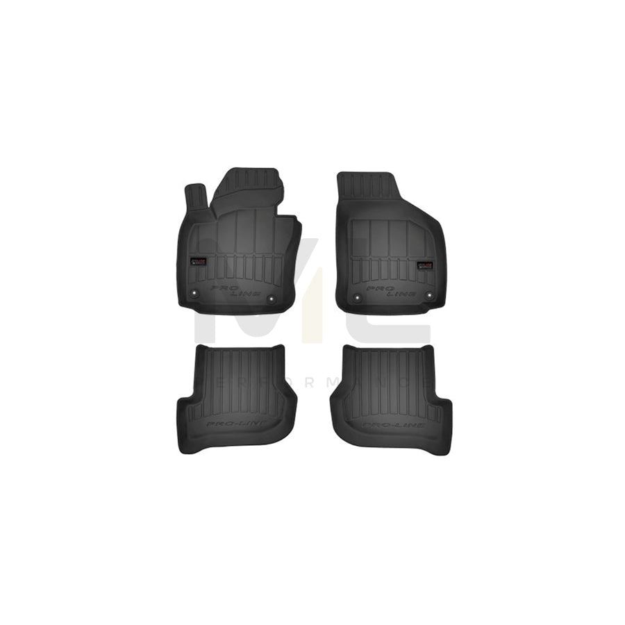 FROGUM Tailored 3D407145 Floor mat set Elastomer, Front and Rear, Quantity: 4, Black, (LHD)