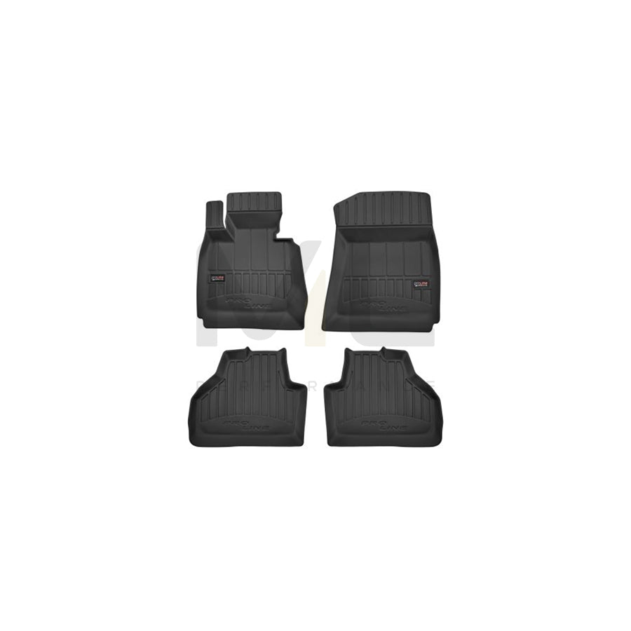 FROGUM Tailored 3D407404 Floor mat set for BMW X3 (F25) Elastomer, Front and Rear, Quantity: 4, Black, (LHD)