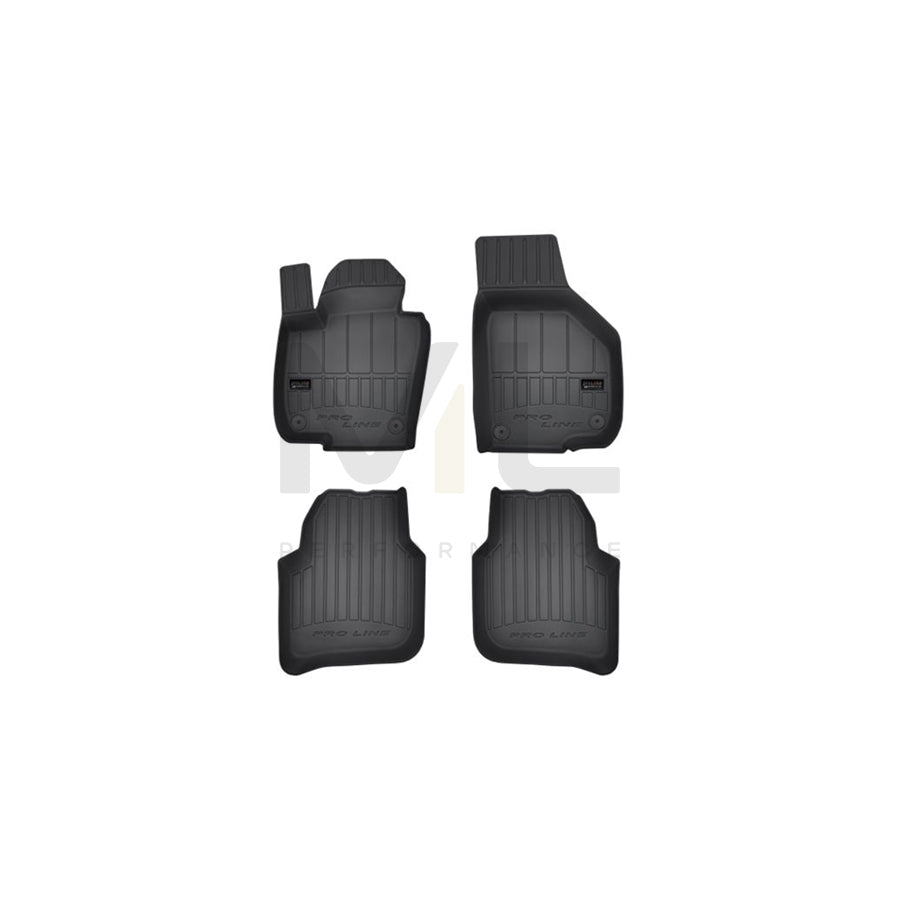 FROGUM Tailored 3D407428 Floor mat set for SKODA Superb II Hatchback (3T4) Elastomer, Front and Rear, Quantity: 4, Black, (LHD)