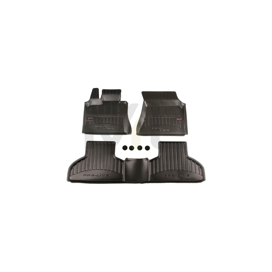 FROGUM Tailored 3D408463 Floor mat set for BMW X5 (F15, F85) Elastomer, Front and Rear, Quantity: 4, Black, (LHD)