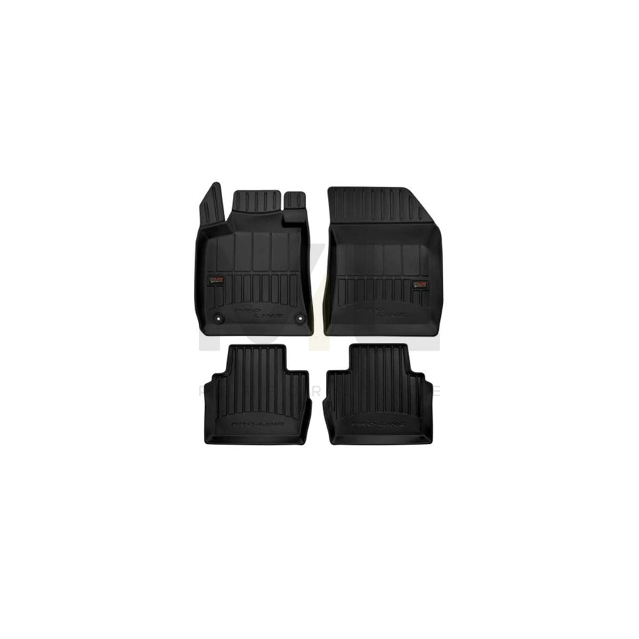 FROGUM Tailored 3D408548 Floor mat set for PEUGEOT 508 Elastomer, Front and Rear, Quantity: 4, Black, (LHD)
