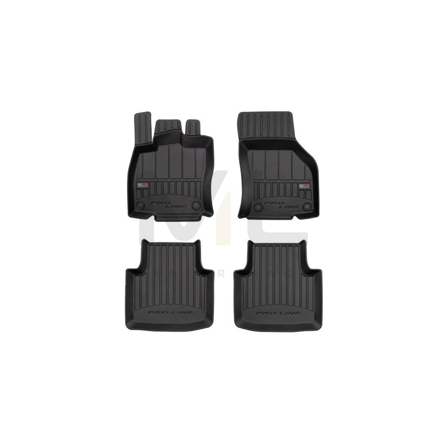 FROGUM Tailored 3D408913 Floor mat set suitable for MERCEDES-BENZ CLK Elastomer, Front and Rear, Quantity: 4, Black, (LHD)