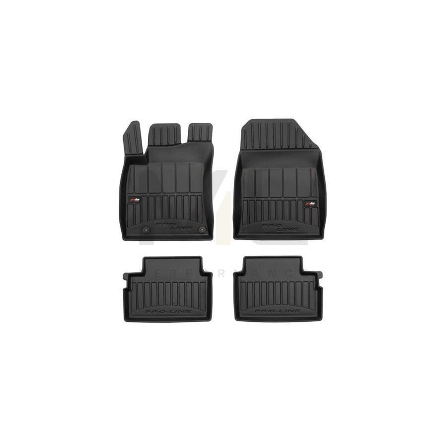 FROGUM Tailored 3D409224 Floor mat set for KIA XCeed (CD) Elastomer, Front and Rear, Quantity: 4, Black, (LHD)
