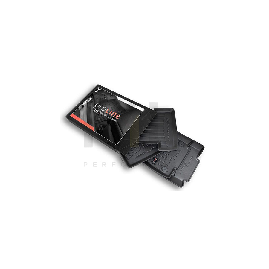 FROGUM Tailored 3D409392 Floor mat set for VOLVO V50 (MW, 545) Elastomer, Front and Rear, Quantity: 4, Black, (LHD)