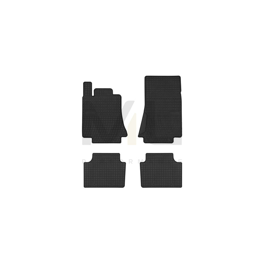 FROGUM Tailored 401730 Floor mat set for ALFA ROMEO Giulia Saloon (952) Elastomer, Front and Rear, Quantity: 4, Black, (LHD)