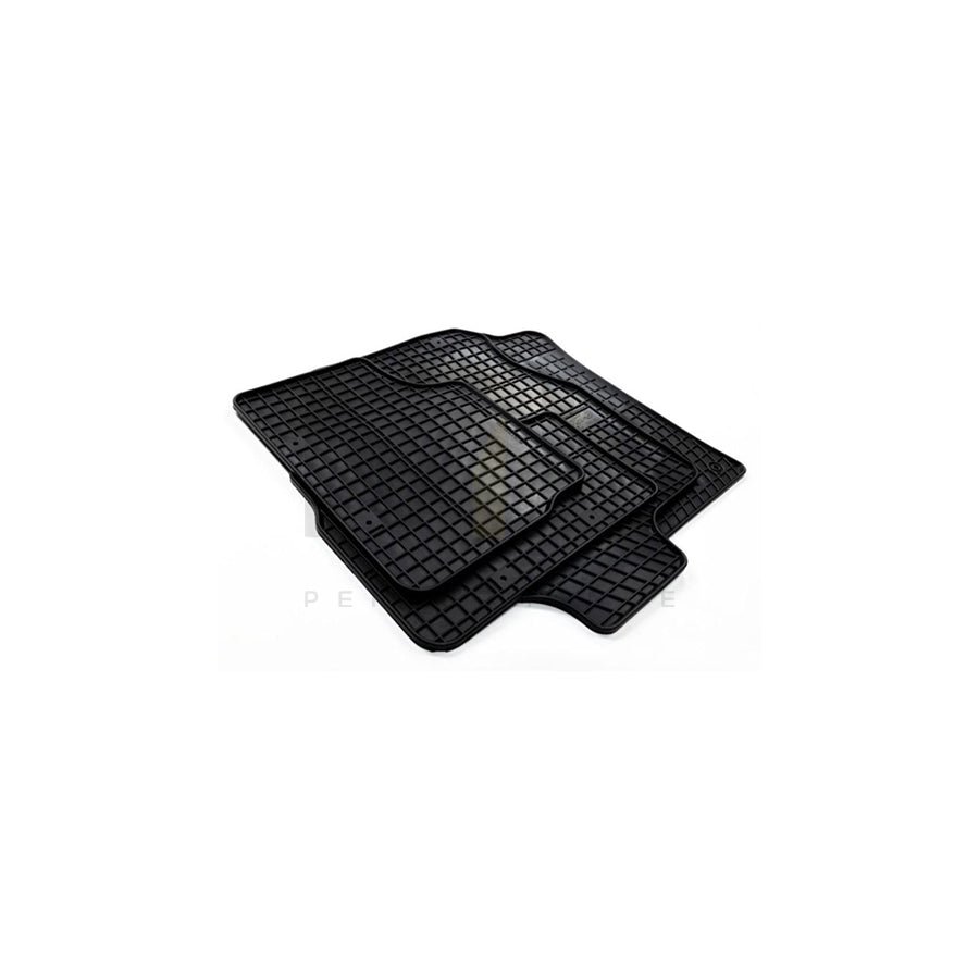 FROGUM Tailored 402577 Floor mat set for NISSAN TIIDA Elastomer, Front and Rear, Quantity: 4, Black, (LHD)
