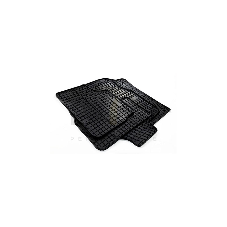 FROGUM Tailored 402607 Floor mat set for RENAULT Modus / Grand Modus (F, JP) Elastomer, Front and Rear, Quantity: 4, Black, (LHD)