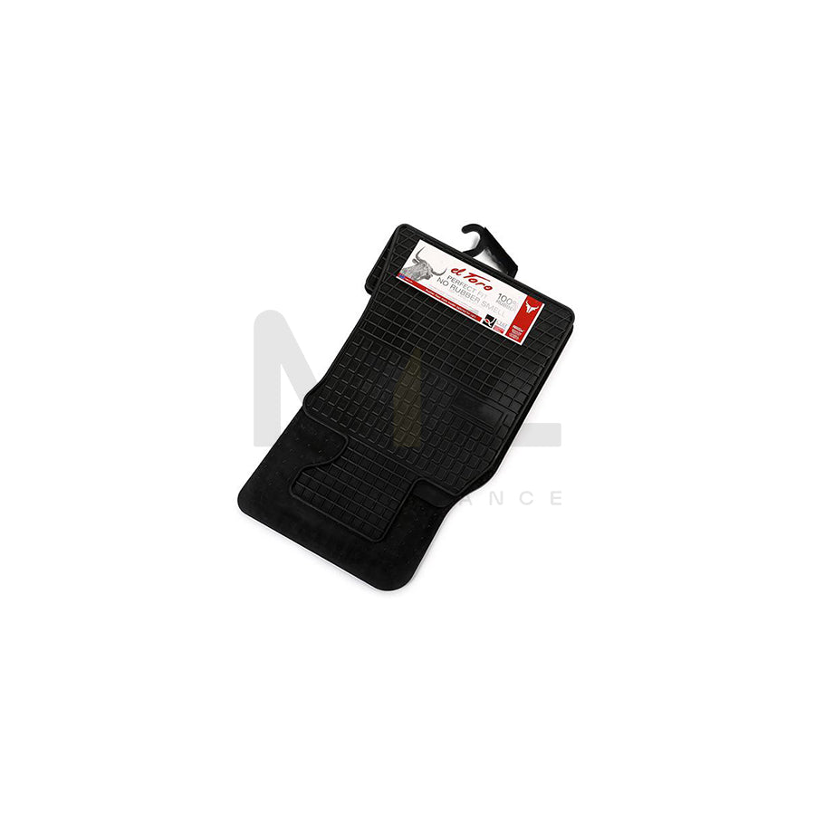FROGUM Tailored 546382 Floor mat set Elastomer, Front and Rear, Quantity: 4, Black, (LHD)
