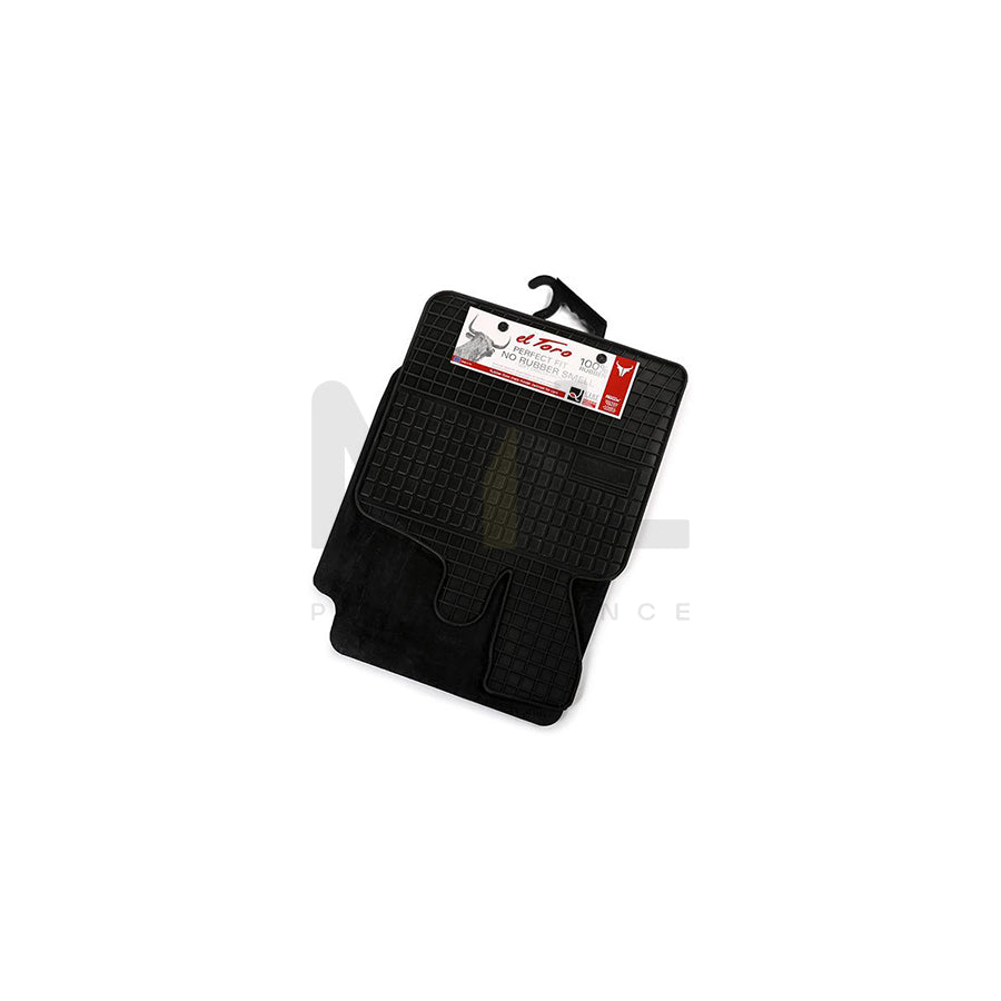 FROGUM Tailored 547372 Floor mat set Elastomer, Front, Quantity: 2, Black, (LHD)