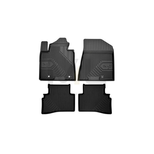 FROGUM Tailored 77407138 Floor mat set Elastomer, Front and Rear, Quantity: 4, Black, (LHD)