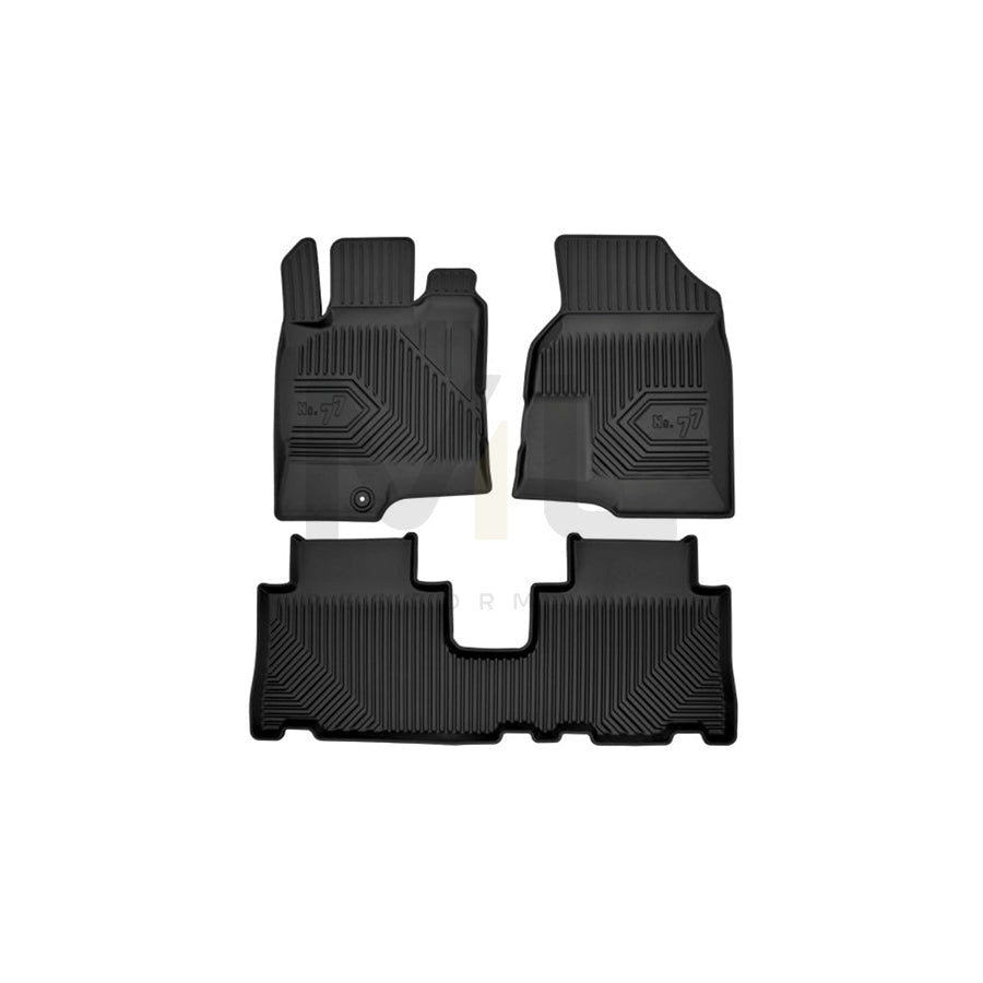 FROGUM Tailored 77407558 Floor mat set for CHEVROLET Captiva (C100, C140) Elastomer, Front and Rear, Quantity: 4, Black, (LHD)