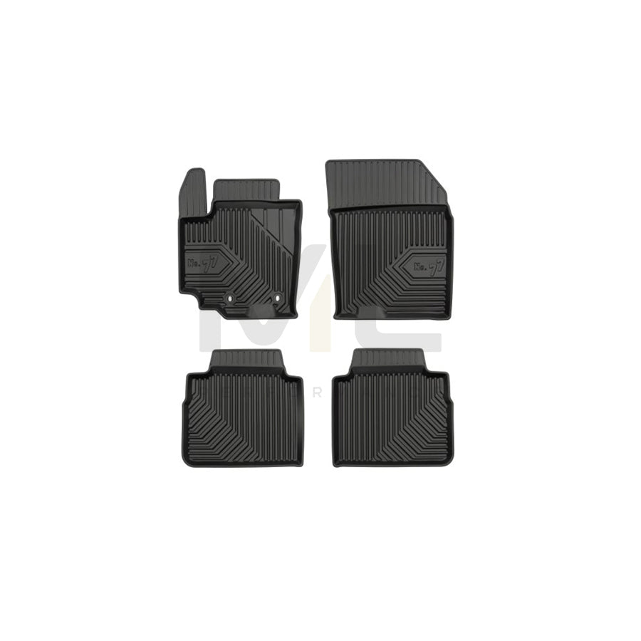 FROGUM Tailored 77408036 Floor mat set for SUZUKI SX4 II S-Cross (JY) Elastomer, Front and Rear, Quantity: 4, Black, (LHD)