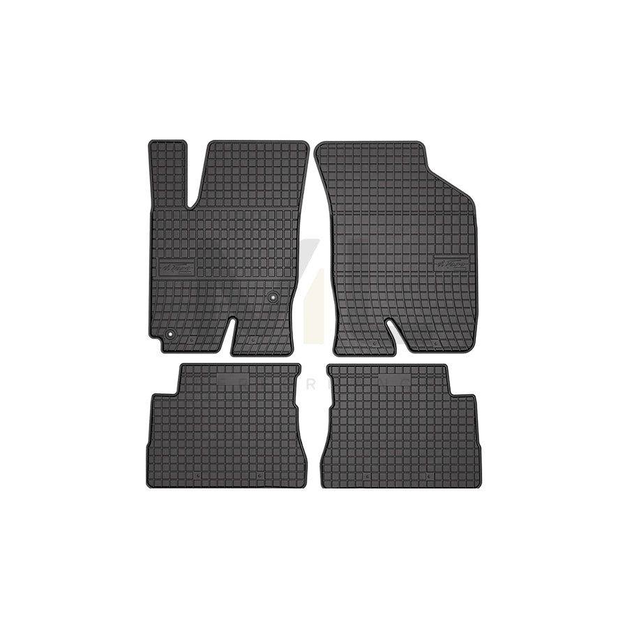 FROGUM Tailored, Basic 411722 Floor mat set for HYUNDAI Getz (TB) Elastomer, Front and Rear, Quantity: 4, Black, (LHD)