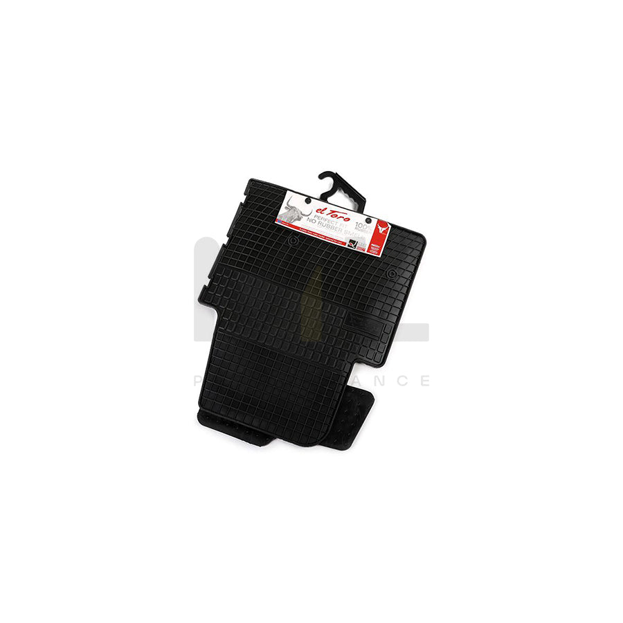 FROGUM Tailored D00695 Floor mat set Elastomer, Front, Quantity: 3, Black, (LHD)