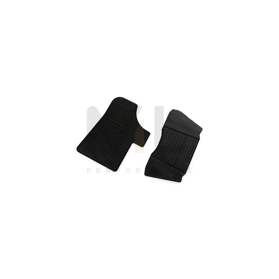 FROGUM Tailored D0092 Floor mat set suitable for MERCEDES-BENZ VITO Elastomer, Front, Quantity: 3, Black, (LHD)