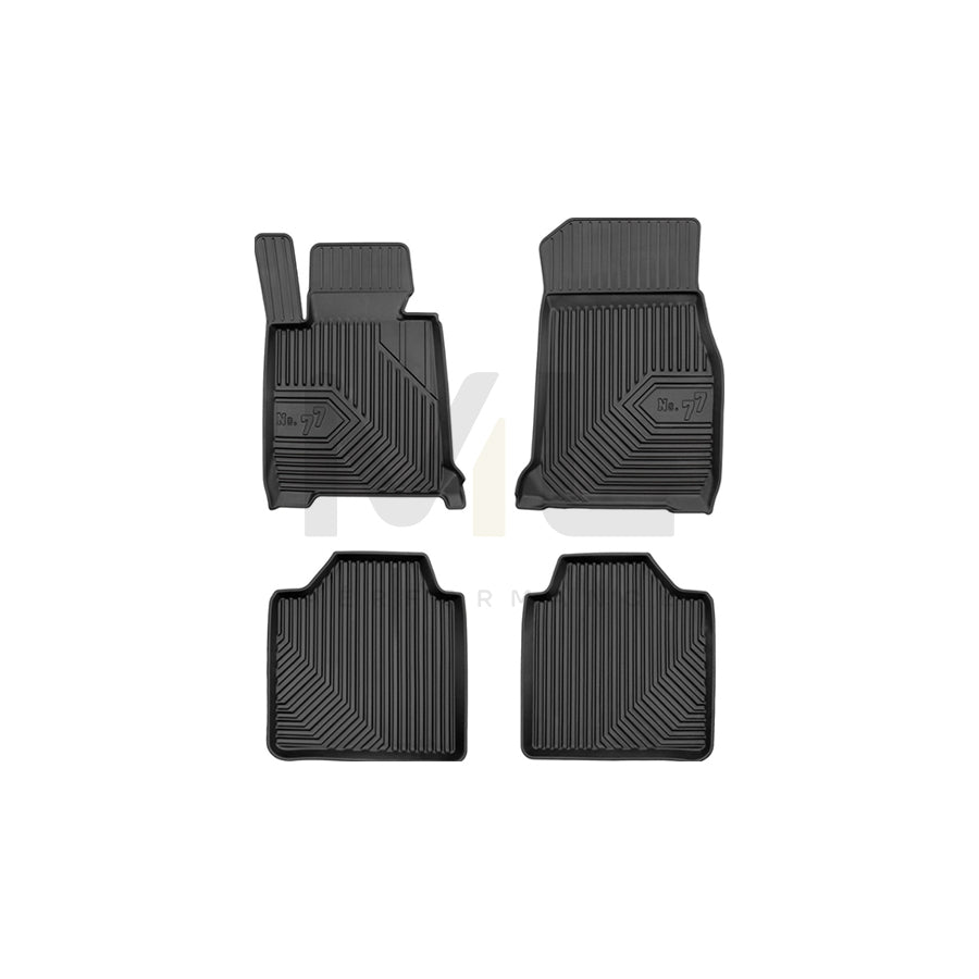 FROGUM Tailored, No.77 77407688 Floor mat set for BMW 3 GT (F34) Elastomer, Front and Rear, Quantity: 4, Black, (LHD)