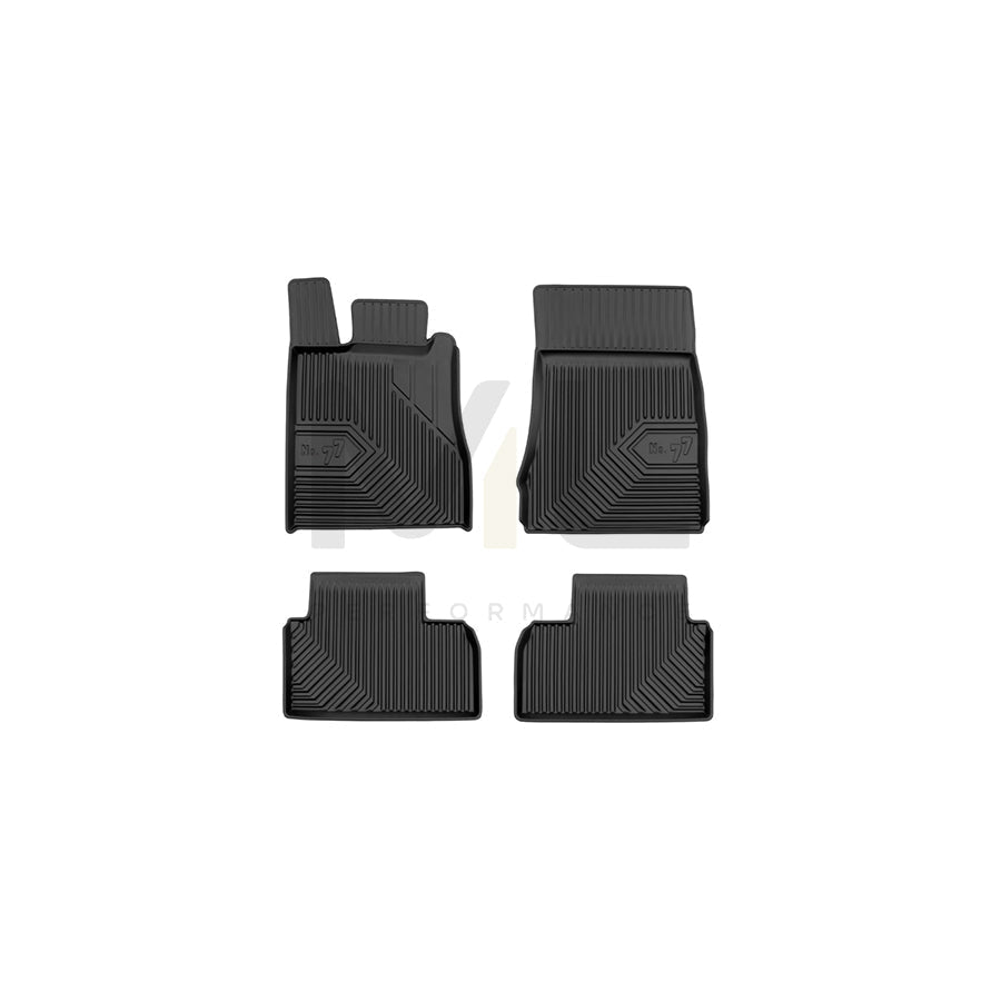 FROGUM Tailored, No.77 77407985 Floor mat set suitable for MERCEDES-BENZ S-Class Saloon (W220) Elastomer, Front and Rear, Quantity: 4, Black, (LHD)