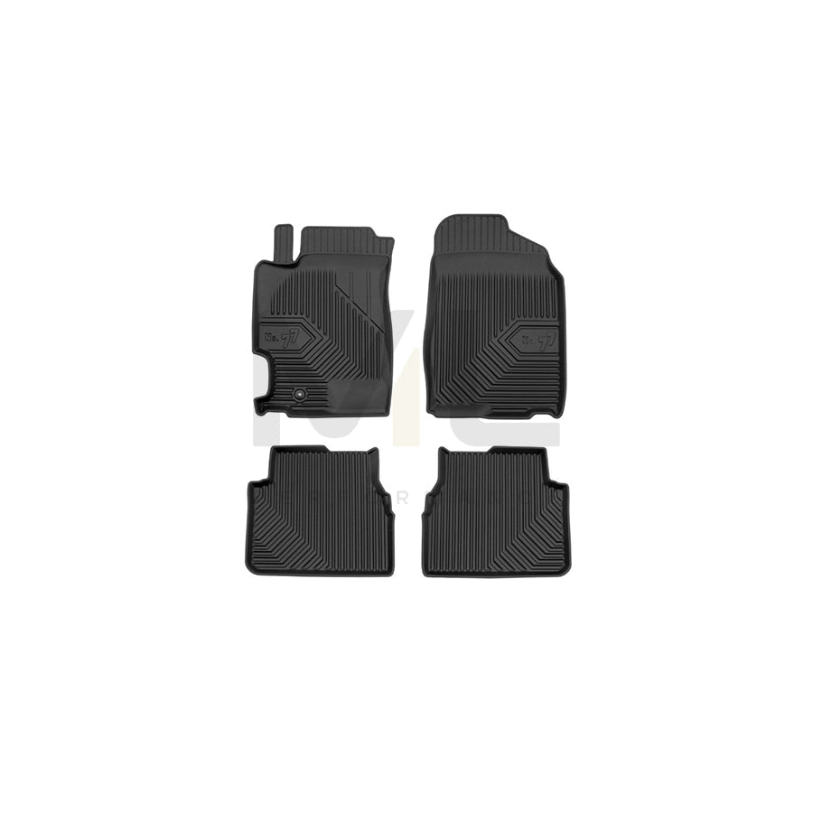 FROGUM Tailored, No.77 77408203 Floor mat set for MAZDA 6 Elastomer, Front and Rear, Quantity: 4, Black, (LHD)