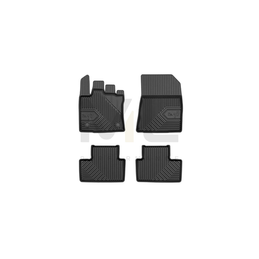FROGUM Tailored, No.77 77409897 Floor mat set for RENAULT Captur II Elastomer, Front and Rear, Quantity: 4, Black, (LHD)