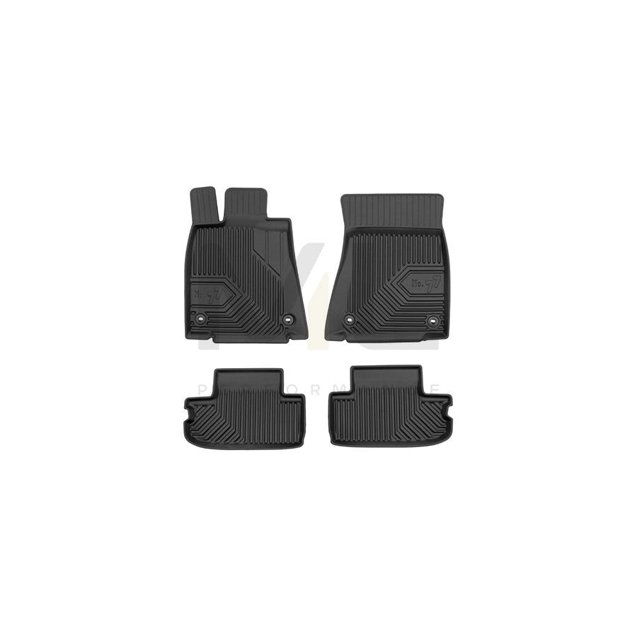 FROGUM Tailored, No.77 77426221 Floor mat set for LEXUS RC (SC10) Elastomer, Front and Rear, Quantity: 4, Black, (LHD)