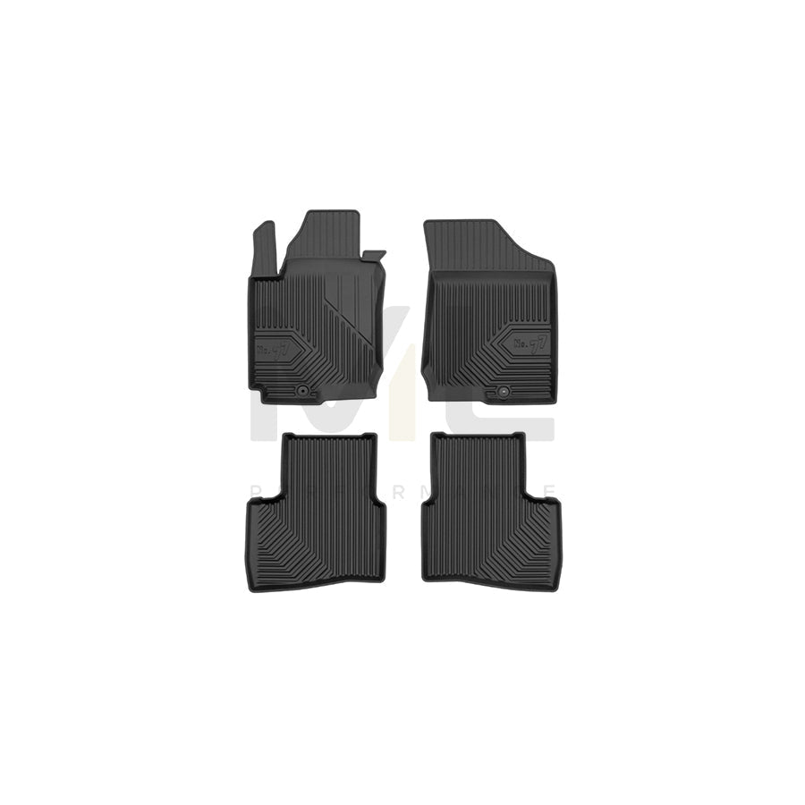 FROGUM Tailored, No.77 77426269 Floor mat set for SSANGYONG Korando IV Off-Road (C300) Elastomer, Front and Rear, Quantity: 4, Black, (LHD)