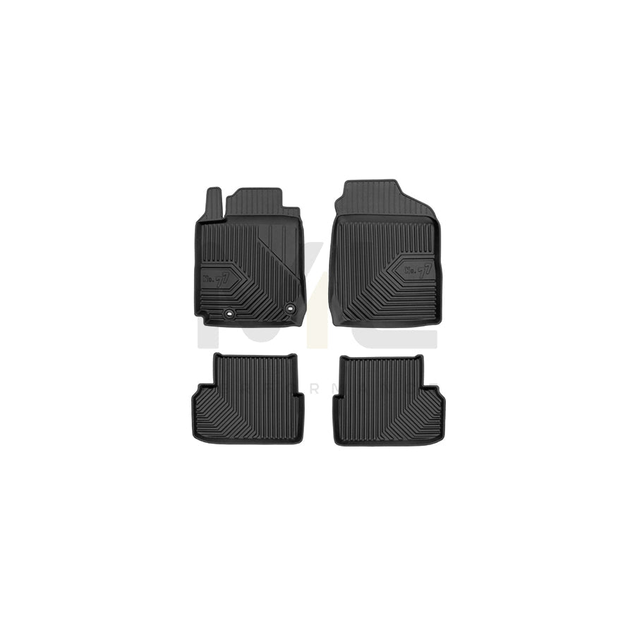 FROGUM Tailored, No.77 77426610 Floor mat set for TOYOTA Celica VII Coupe (T230) Elastomer, Front and Rear, Quantity: 4, Black, (LHD)