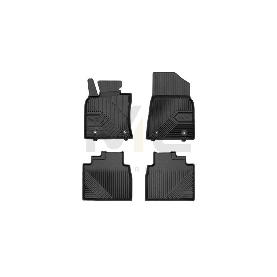 FROGUM Tailored, No.77 77427013 Floor mat set for LEXUS ES VII (XZ10) Elastomer, Front and Rear, Quantity: 4, Black, (LHD)