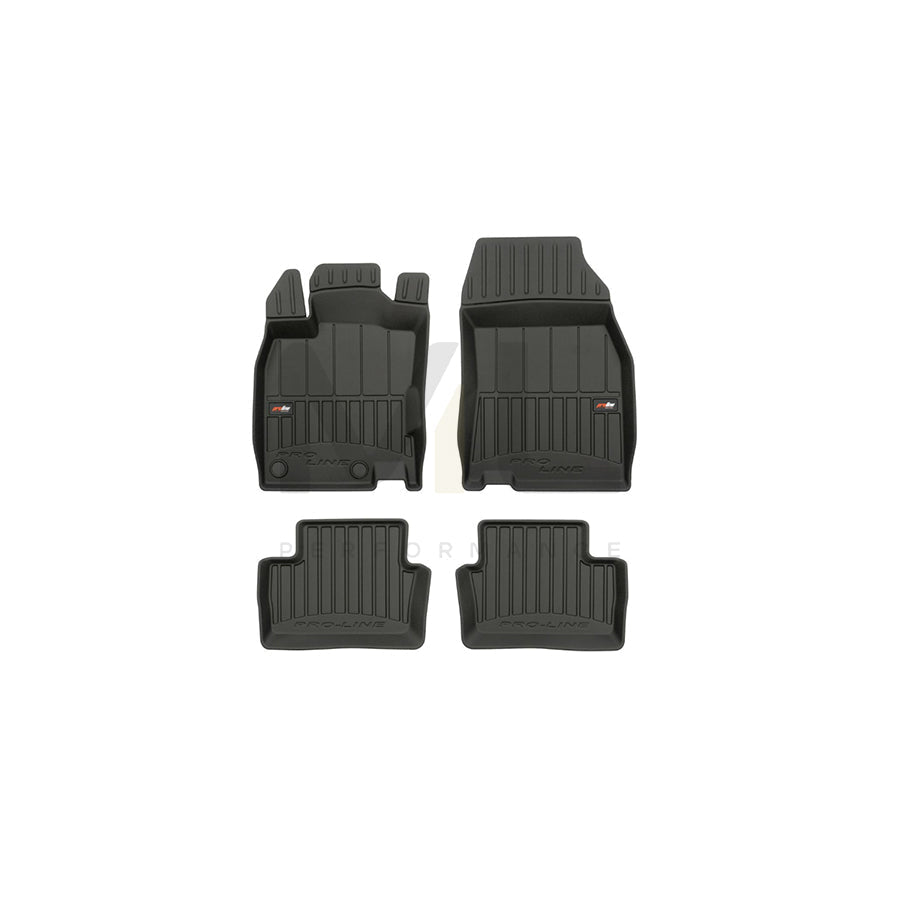 FROGUM Tailored, ProLine 3D425026 Floor mat set for RENAULT Kadjar (HA_, HL_) Elastomer, Front and Rear, Quantity: 4, Black, (LHD)