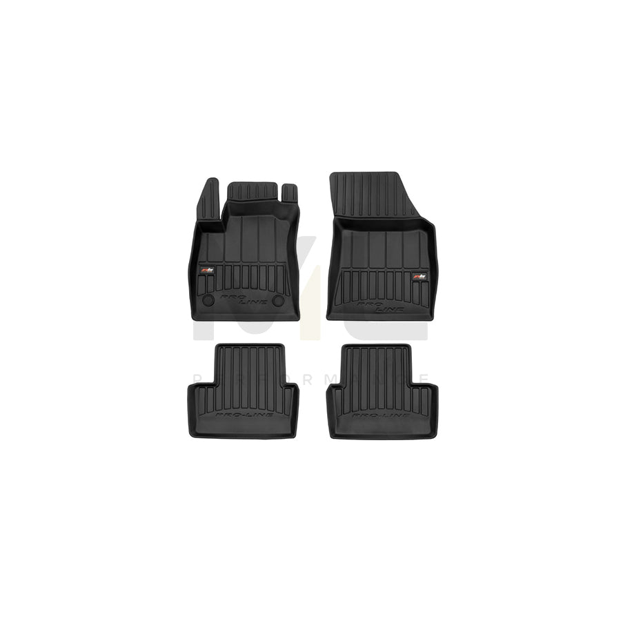 FROGUM Tailored, ProLine 3D425569 Floor mat set for RENAULT Megane IV Hatchback (B9A/M/N) Elastomer, Front and Rear, Quantity: 4, Black, (LHD)