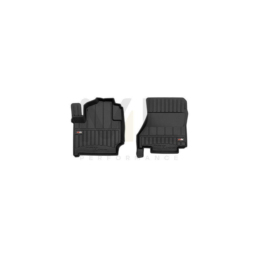 FROGUM Tailored, ProLine 3D425705 Floor mat set for NISSAN NV200 Elastomer, Front, Quantity: 2, Black, (LHD)