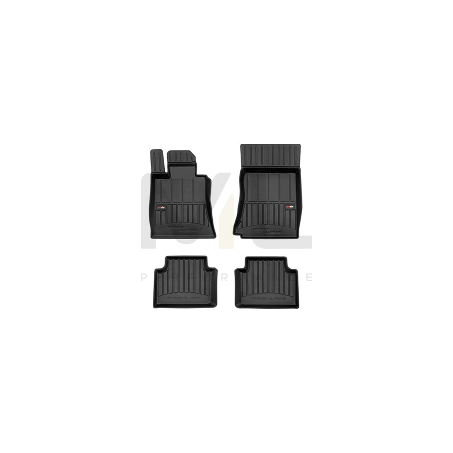 FROGUM Tailored, ProLine 3D425873 Floor mat set for ALFA ROMEO Giulia Saloon (952) Elastomer, Front and Rear, Quantity: 4, Black, (LHD)