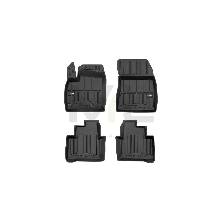 FROGUM Tailored, ProLine 3D427044 Floor mat set for NISSAN Qashqai III (J12) Elastomer, Front and Rear, Quantity: 4, Black, (LHD)